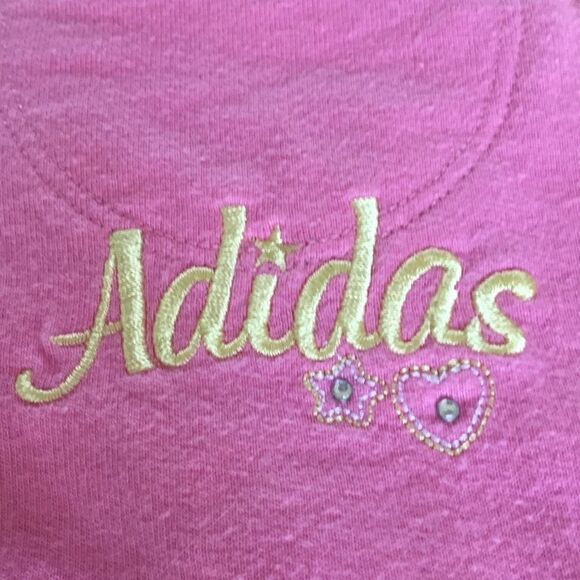 Pink & Yellow Adidas Pants Size 2T - Picture 7 of 8